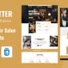 Qutter – Barbers & Hair Salons HTML Template