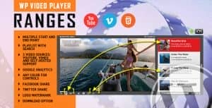 RANGES – Video Player With Multiple Start and End Points – WordPress Plugin