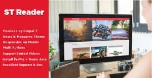 Reader – News & Magazine Drupal Theme