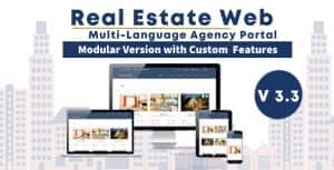 Real Estate Web – with Agency Portal and Multi-Language Management System