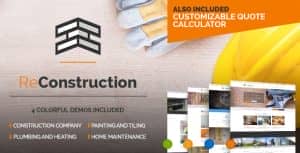 ReConstruction – Contractor & Building WordPress Theme