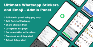 Whatsapp Telegram Signal Stickers and Animated Stickers – Admin Panel