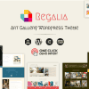 Regalia – Artist Portfolio, Art Gallery Theme