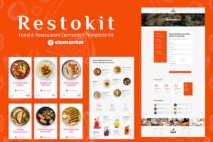 Restokit – Food & Restaurant Elementor Template Kit