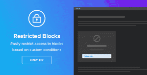 Restricted Blocks – Conditional Visibility Settings for the WordPress Block Editor