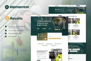 Revoltz – Electrical Installation & Maintenance Elementor Template Kit