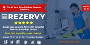 Rezervy – Online bookings system for cleaning, maids, plumber, maintenance, repair, salon services