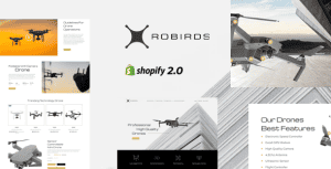 Robirds – Drone, Single Product Shopify Theme