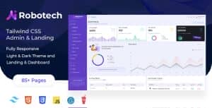 Robotech – Frontend & Backend Multipal Pages and UI kit
