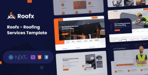 Roofx – Roofing Services NextJS Template