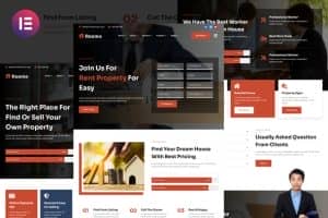 Rooma – Real Estate & House Developer Elementor Template Kit