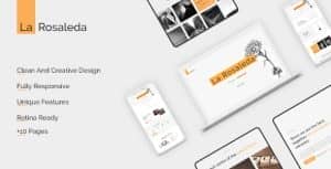 La Rosaleda – Creative HTML Template