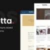 Rosetta – Minimalist & Typography Based WordPress Blog Theme