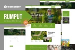 Rumput – Landscape & Gardening Services Elementor Template Kit
