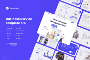 Sabertooth | Business Startup Elementor Template Kit