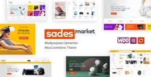 SadesMarket – Multipurpose WordPress Theme