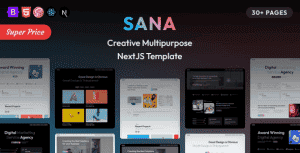 Sana – NextJS Creative Multipurpose Template