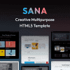 Sana – Creative Multipurpose HTML5 Template