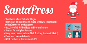 SantaPress – WordPress Advent Calendar Plugin & Quiz