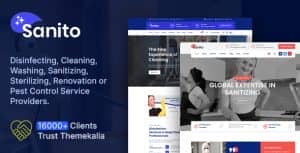 Sanito – Sanitizing and Cleaning HTML Template