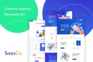 SassCo – App Landing & Startup Elementor Template Kit