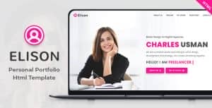 Elison – Portfolio HTML Template
