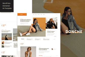 Donche – News & Magazine Elementor Pro Template Kit