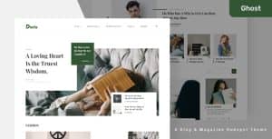 Doris – Blog and Magazine Ghost Theme