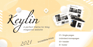 Keylin – WordPress Magazine and Blog Theme