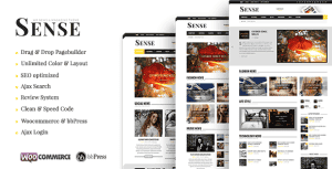 Sense – Blog and Magazine WordPress Theme