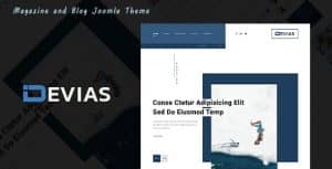 Devias – Blog and Magazine Joomla Theme