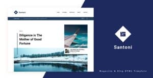 Santoni – Blog and Magazine HTML Template