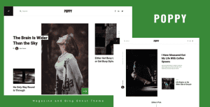 Poppy – Blog and Magazine Ghost Theme