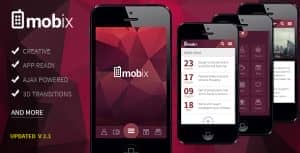 Mobix – HTML Mobile Template