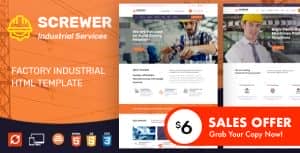 Screwer – Factory & Industrial Business HTML Template
