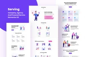 Serving – Service & Business Template Kit