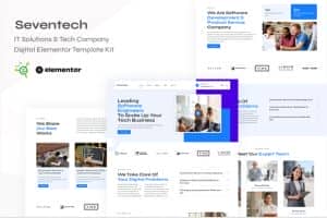 Seventech – IT Solutions & Tech Company Digital Elementor Template Kit