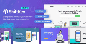 Shiftkey – App Landing Pages Pack NextJS Template