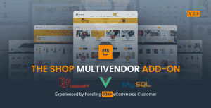 The Shop Multivendor Add-on