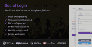 Social Login for WordPress WooCommerce BuddyPress bbPress