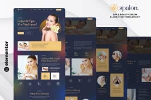 Spalon – Spa & Beauty Salon Elementor Template Kit