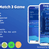 Candy Match 3 Game with Earning System and Admin Panel + Landing Page