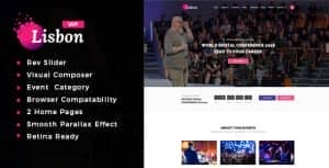 lisbon – Event WordPress Theme