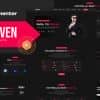 Steven – Dark CV Portfolio Resume Elementor Template Kit
