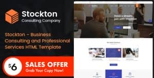 Stockton – Business Consulting and Professional Services HTML Template