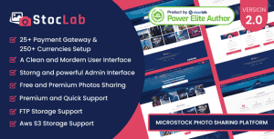 StocLab – Microstock Photo Sharing Platform