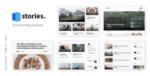 Stories – Personal Blog HTML Template