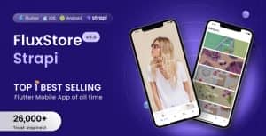 Fluxstore Strapi – Fastest Flutter App + Headless CMS Strapi