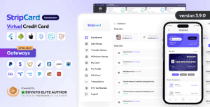 StripCard – Virtual Credit Card Full Solution