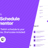 Struninn – Twitch Schedule Elementor Widget